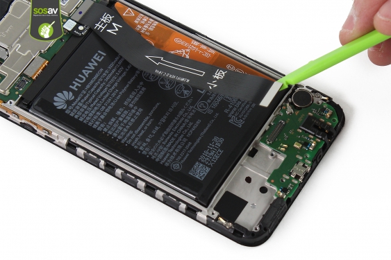 Guide photos remplacement nappe de liaison connecteur de charge Huawei P Smart 2019 (Etape 15 - image 2)