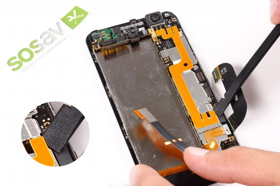 Guide photos remplacement nappe du micro secondaire/haut-parleur interne Firephone (Etape 22 - image 1)