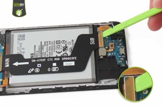 Guide photos remplacement batterie Galaxy A70 (Etape 12 - image 3)