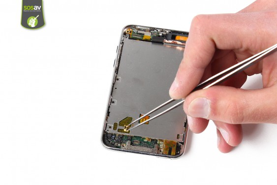 Guide photos remplacement nappe bouton power et volume iPod Touch 3e Gen (Etape 11 - image 3)