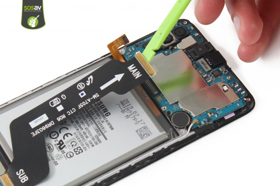 Guide photos remplacement batterie Galaxy A70 (Etape 12 - image 2)