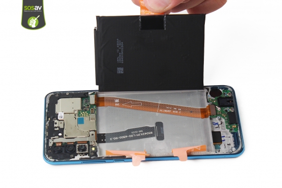 Guide photos remplacement nappe de liaison connecteur de charge Huawei P30 Lite (Etape 15 - image 4)