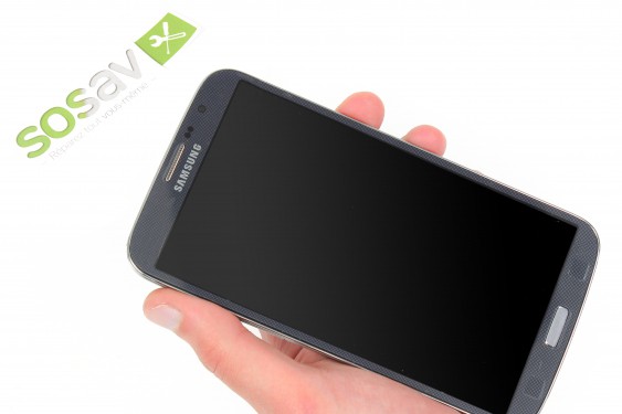 Guide photos remplacement haut-parleur ecoute + capteur luminosité Samsung Galaxy Mega (Etape 1 - image 3)