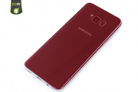 Guide photos remplacement vitre arrière Samsung Galaxy S8+ (Etape 3 - image 1)