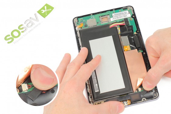 Guide photos remplacement connecteur de charge Nexus 7 1ère Génération (Etape 6 - image 1)