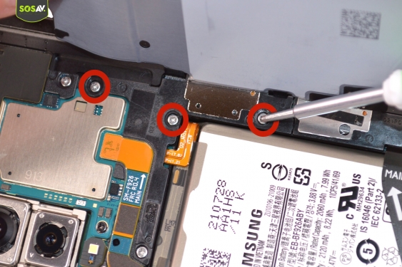 Guide photos remplacement batterie principale Galaxy Z Fold 3 (Etape 5 - image 1)