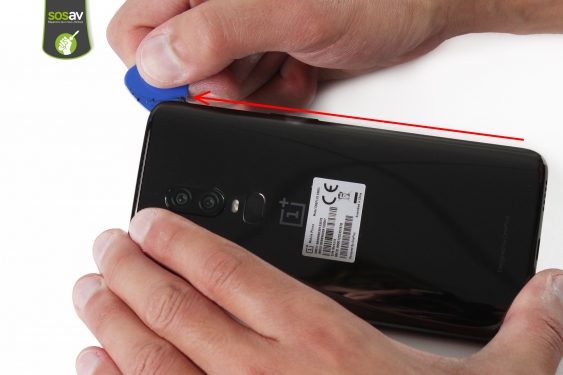 Guide photos remplacement haut-parleur interne OnePlus 6 (Etape 5 - image 3)