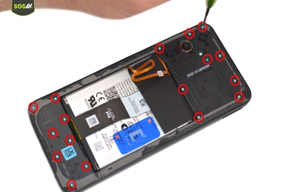 Guide photos remplacement batterie Galaxy A05s (Etape 4 - image 1)