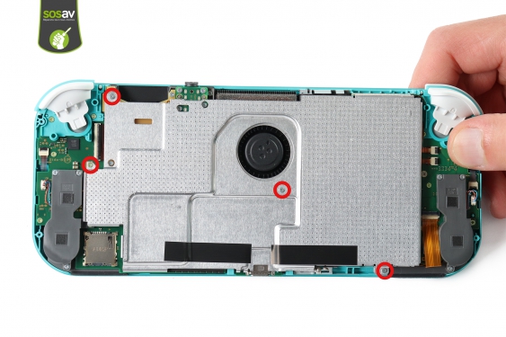 Guide photos remplacement antenne wifi supérieure Nintendo Switch Lite (Etape 6 - image 1)