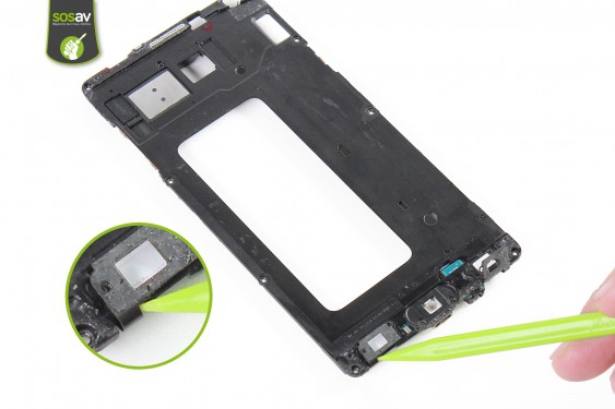 Guide photos remplacement nappe connecteur de charge Samsung Galaxy A7 (Etape 34 - image 2)