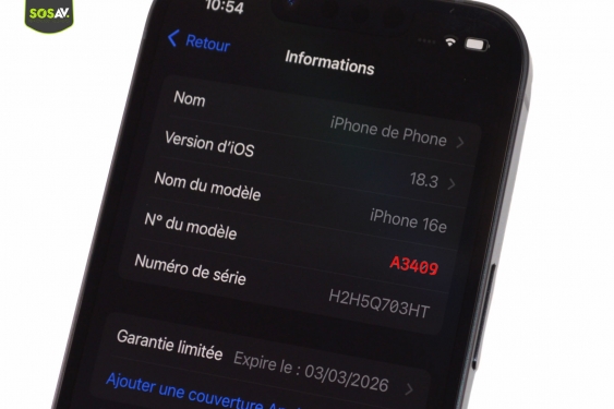 Guide photos remplacement connecteur de charge iPhone 16e (Etape 1 - image 1)