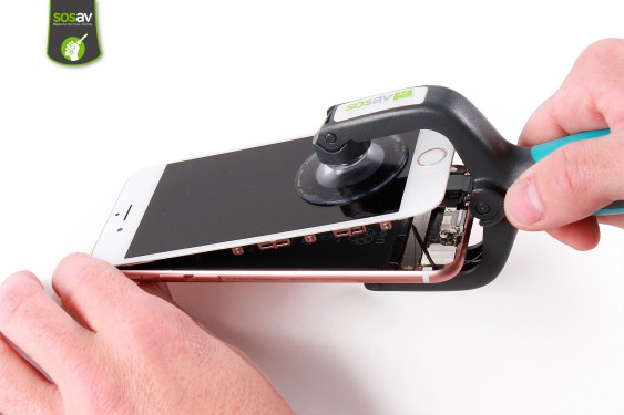 Guide photos remplacement nappe power, vibreur, volume, flash et micro externe iPhone 6S (Etape 3 - image 4)