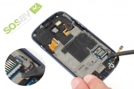 Guide photos remplacement lecteur micro sd Samsung Galaxy S3 mini (Etape 11 - image 1)