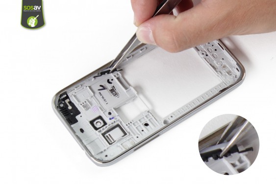 Guide photos remplacement châssis interne Samsung Galaxy Core Prime (Etape 17 - image 4)