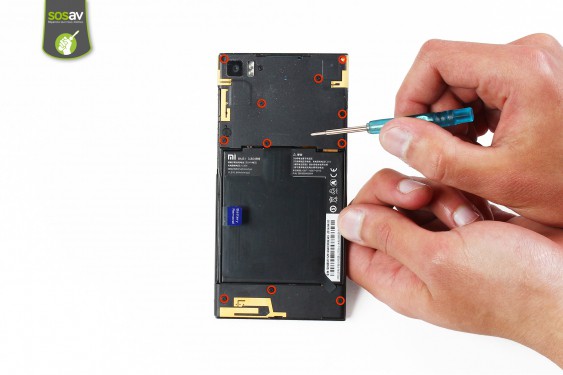 Guide photos remplacement batterie Xiaomi MI3 (Etape 5 - image 1)