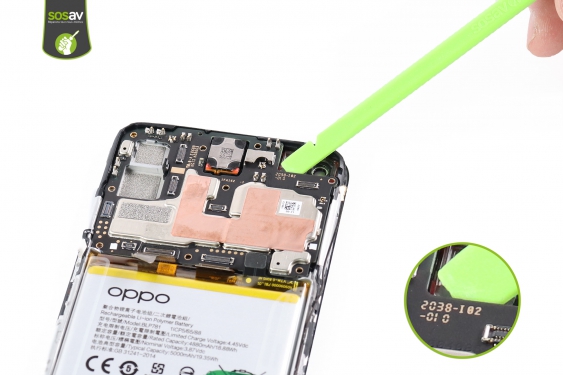 Guide photos remplacement haut-parleur interne Oppo A72 (Etape 26 - image 1)