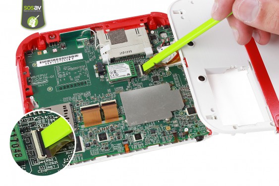 Guide photos remplacement ecran lcd et ecran tactile Nintendo 2DS (Etape 5 - image 2)