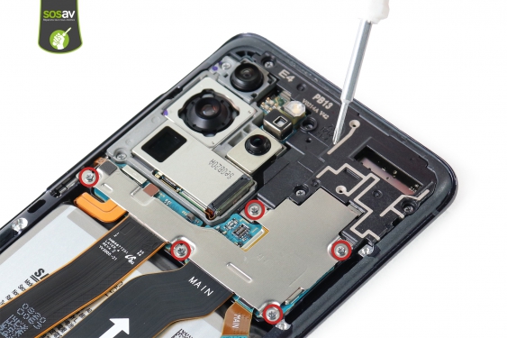 Guide photos remplacement haut-parleur externe & antenne gsm Galaxy S20 Ultra (Etape 11 - image 1)