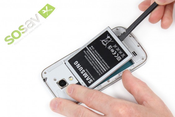 Guide photos remplacement bouton power Samsung Galaxy S4 mini (Etape 4 - image 3)