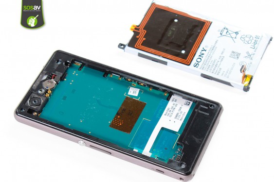 Guide photos remplacement haut-parleur externe Xperia Z1 Compact (Etape 10 - image 3)