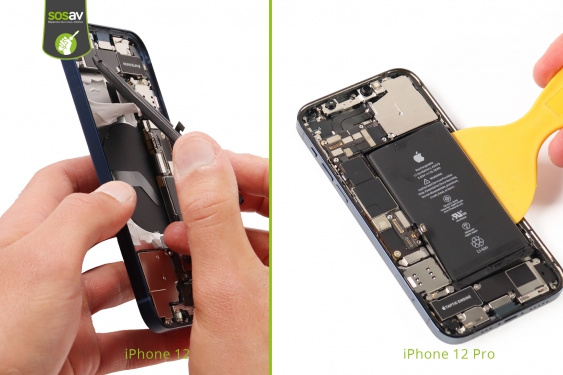 Guide photos remplacement démontage complet iPhone 12 Pro (Etape 7 - image 3)