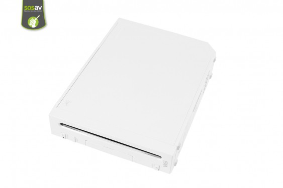 Guide photos remplacement cache supérieur gauche Nintendo Wii (Etape 1 - image 1)