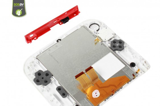 Guide photos remplacement elément plastique supérieur Nintendo 2DS (Etape 23 - image 1)