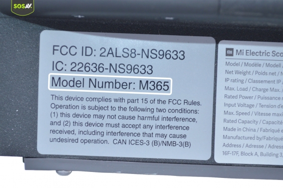 Guide photos remplacement accélérateur Xiaomi M365 (Etape 1 - image 1)