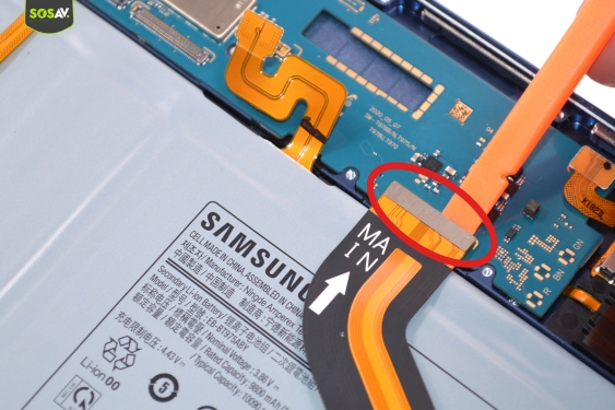 Guide photos remplacement batterie Galaxy Tab s7+ (Etape 9 - image 2)