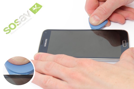 Guide photos remplacement connecteur de charge Samsung Galaxy S5 (Etape 12 - image 2)
