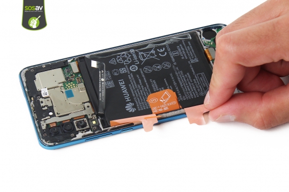 Guide photos remplacement nappe de liaison connecteur de charge Huawei P30 Lite (Etape 14 - image 4)
