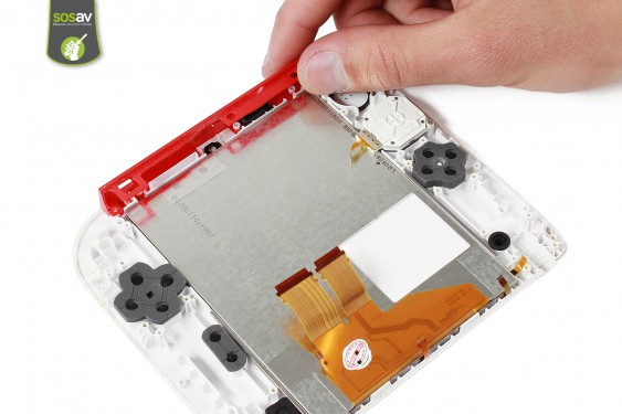 Guide photos remplacement elément plastique supérieur Nintendo 2DS (Etape 22 - image 1)