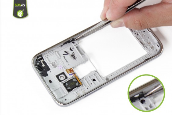 Guide photos remplacement bouton power Samsung Galaxy Core Prime (Etape 13 - image 2)
