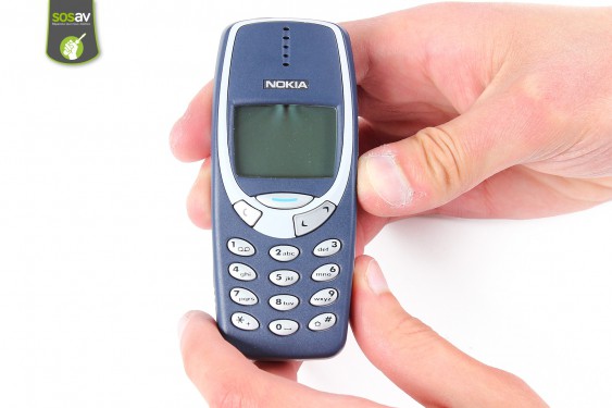 Guide photos remplacement coque avant Nokia 3310 (Etape 1 - image 4)