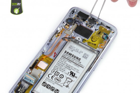 Guide photos remplacement haut-parleur interne Samsung Galaxy S8  (Etape 24 - image 1)