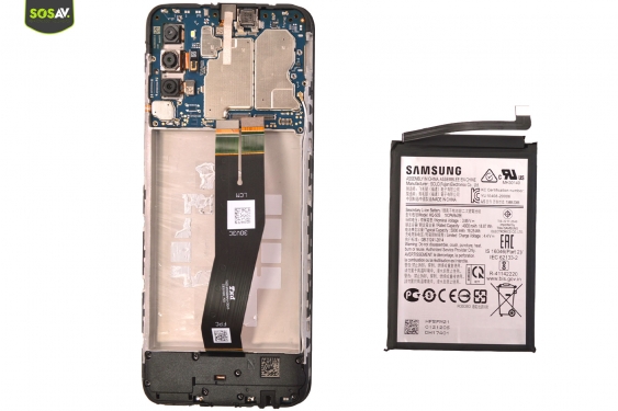Guide photos remplacement batterie Galaxy A02s (Etape 9 - image 4)
