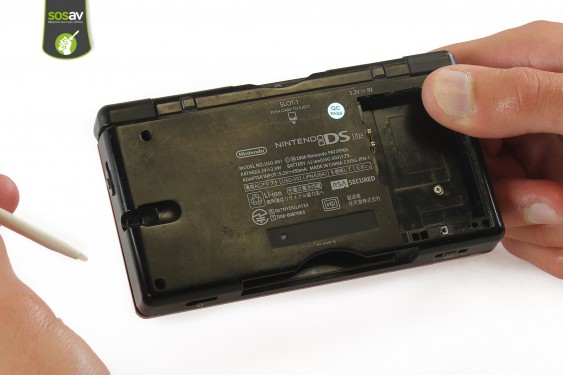 Guide photos remplacement ecran supérieur et haut-parleurs Nintendo DS Lite (Etape 6 - image 3)