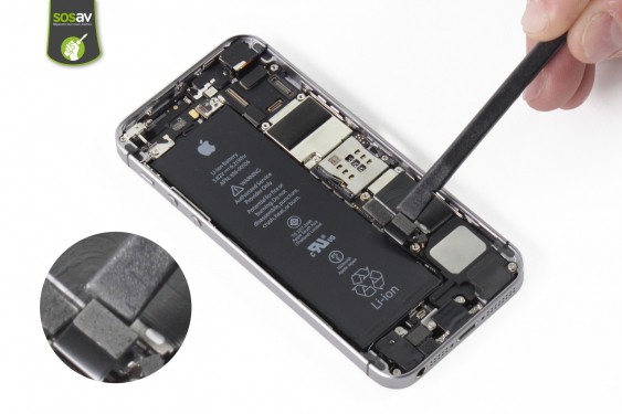 Guide photos remplacement connecteur de charge - prise jack iPhone SE (Etape 13 - image 2)