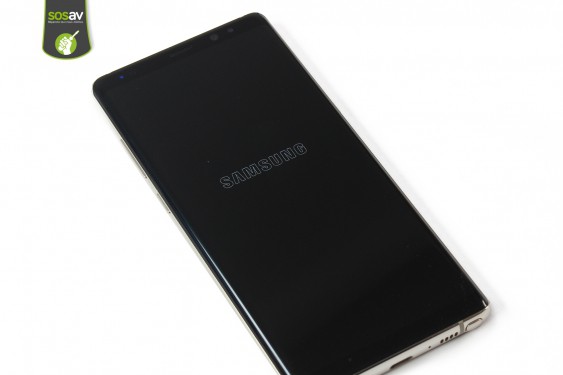 Guide photos remplacement haut-parleur externe Galaxy Note 8 (2017) (Etape 1 - image 4)