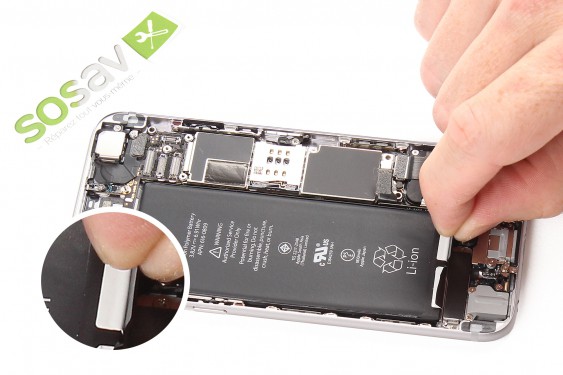 Guide photos remplacement nappe bouton power iPhone 6 (Etape 12 - image 1)