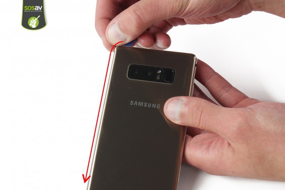 Guide photos remplacement haut-parleur externe Galaxy Note 8 (2017) (Etape 7 - image 2)