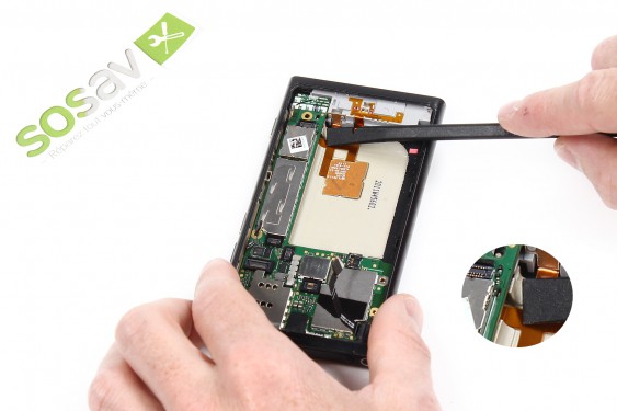 Guide photos remplacement haut-parleur interne Lumia 800 (Etape 20 - image 1)