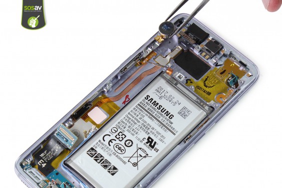 Guide photos remplacement vibreur Samsung Galaxy S8  (Etape 21 - image 2)