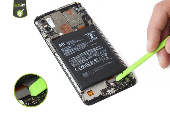 Guide photos remplacement connecteur de charge Redmi Note 5 (Etape 17 - image 1)