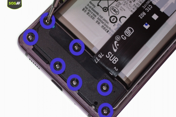 Guide photos remplacement connecteur de charge Galaxy S20 Fe (Etape 7 - image 1)