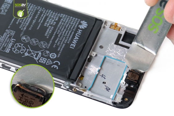 Guide photos remplacement ecran Huawei Y7 2019 (Etape 21 - image 1)