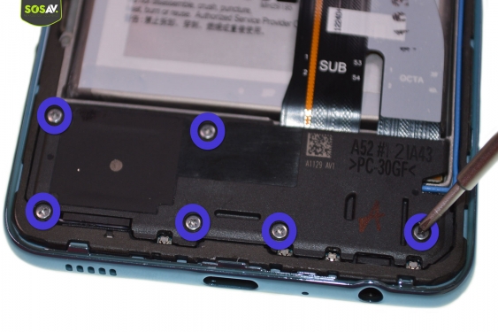 Guide photos remplacement connecteur de charge Galaxy A52 (Etape 6 - image 1)