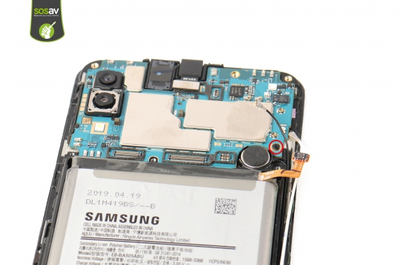 Guide photos remplacement vibreur Galaxy A30 (Etape 17 - image 1)