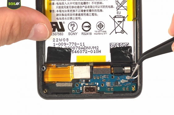Guide photos remplacement connecteur de charge Xperia 10 III (Etape 7 - image 1)