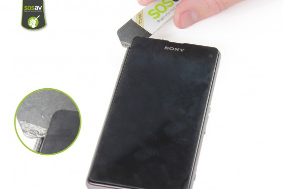 Guide photos remplacement nappe power / volume Xperia Z1 Compact (Etape 26 - image 1)